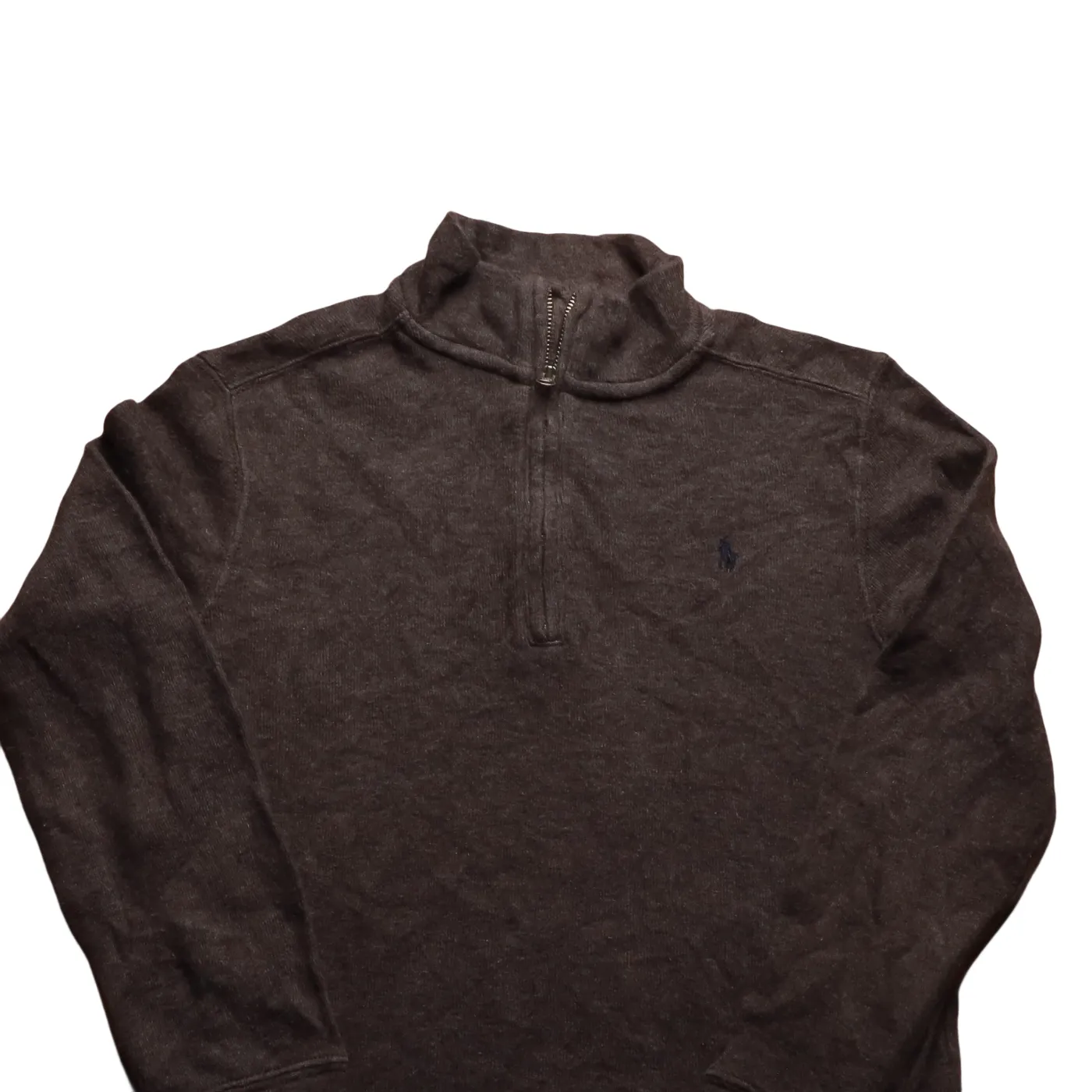 Ralph Lauren Kids 1/4 Zip Jumper Grey Age 6-7Y