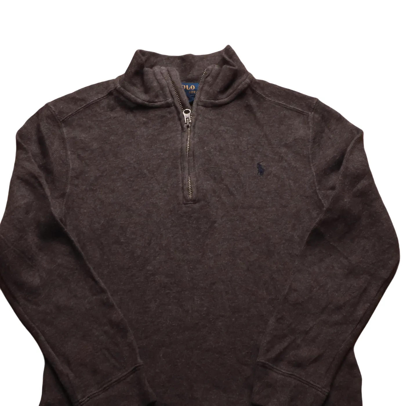 Ralph Lauren Kids 1/4 Zip Jumper Grey Age 7Y