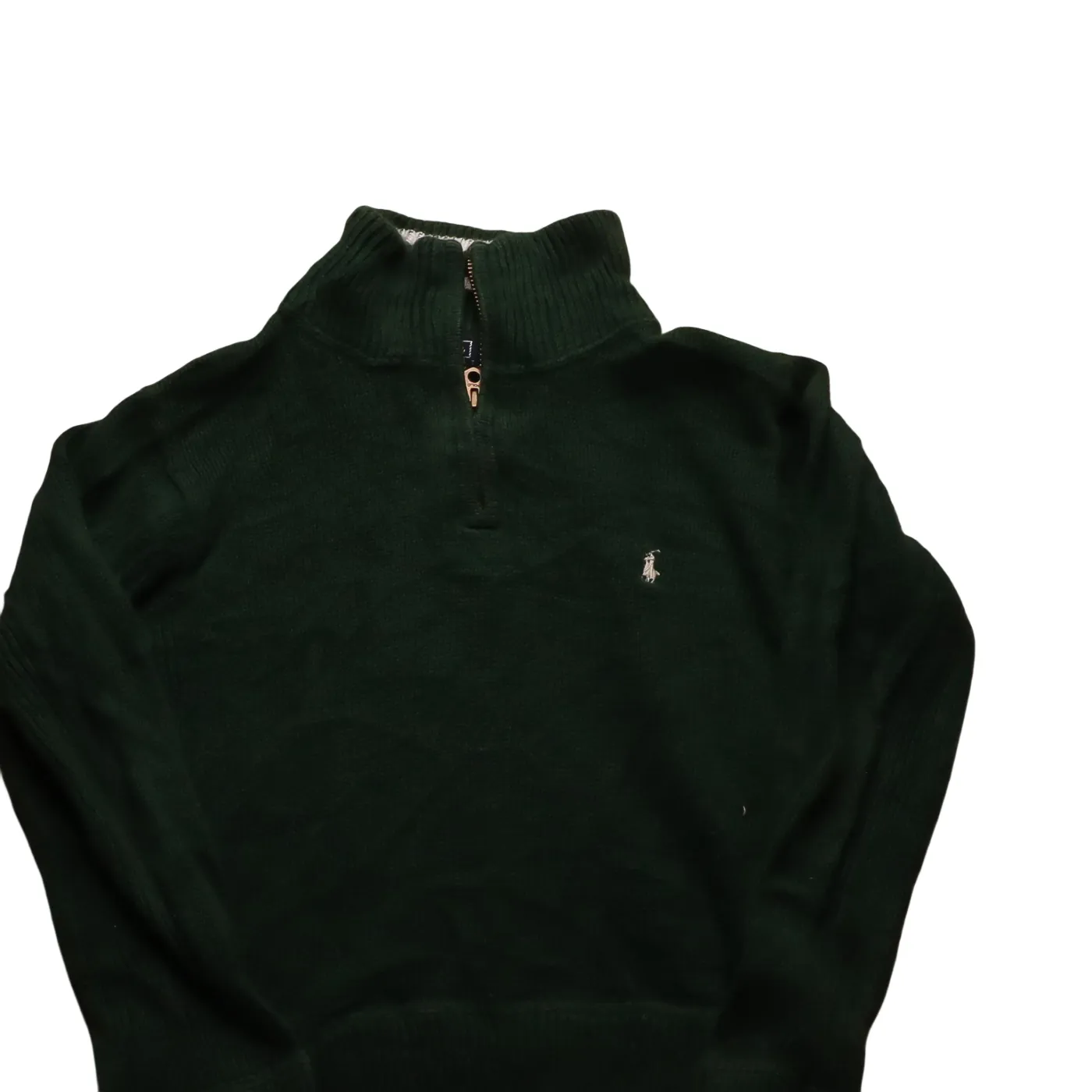 Ralph Lauren Kids 1/4 Zip Jumper Green Age 3Y