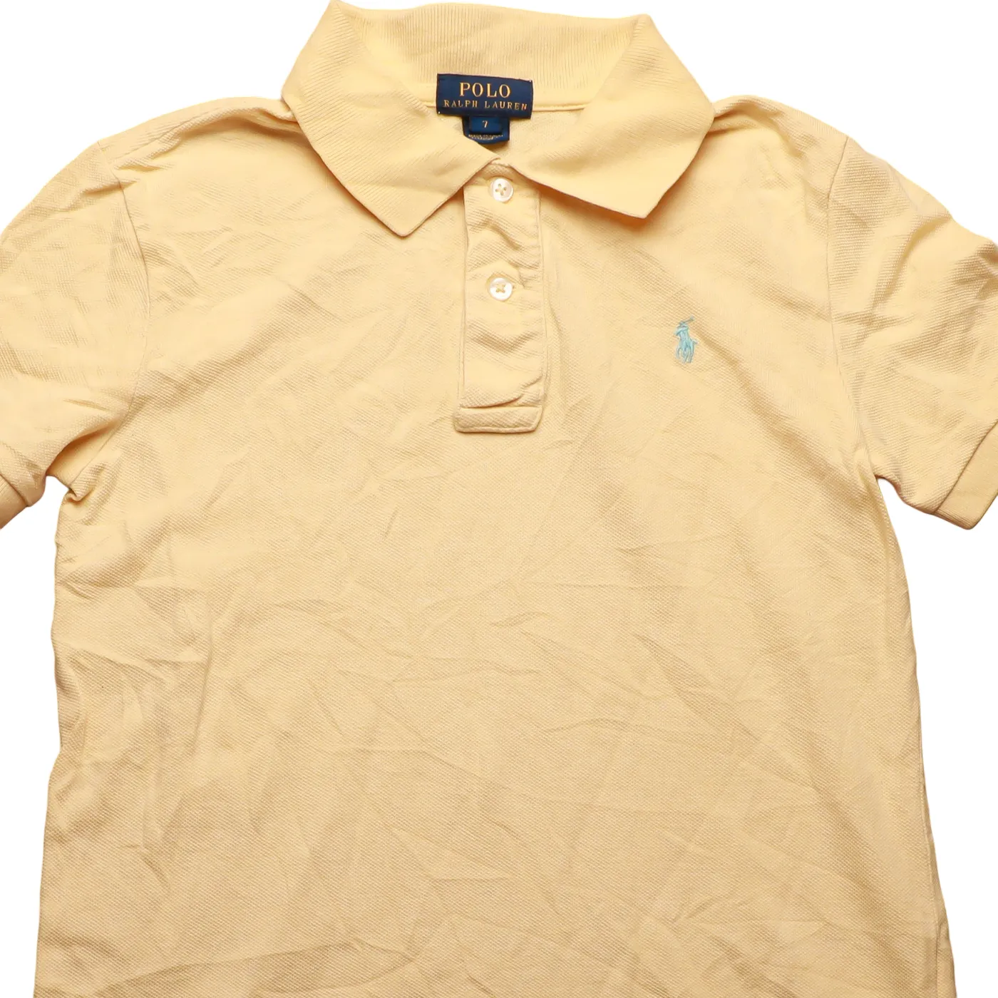 Ralph Lauren Kids Polo T-Shirt Yellow Age 7Y