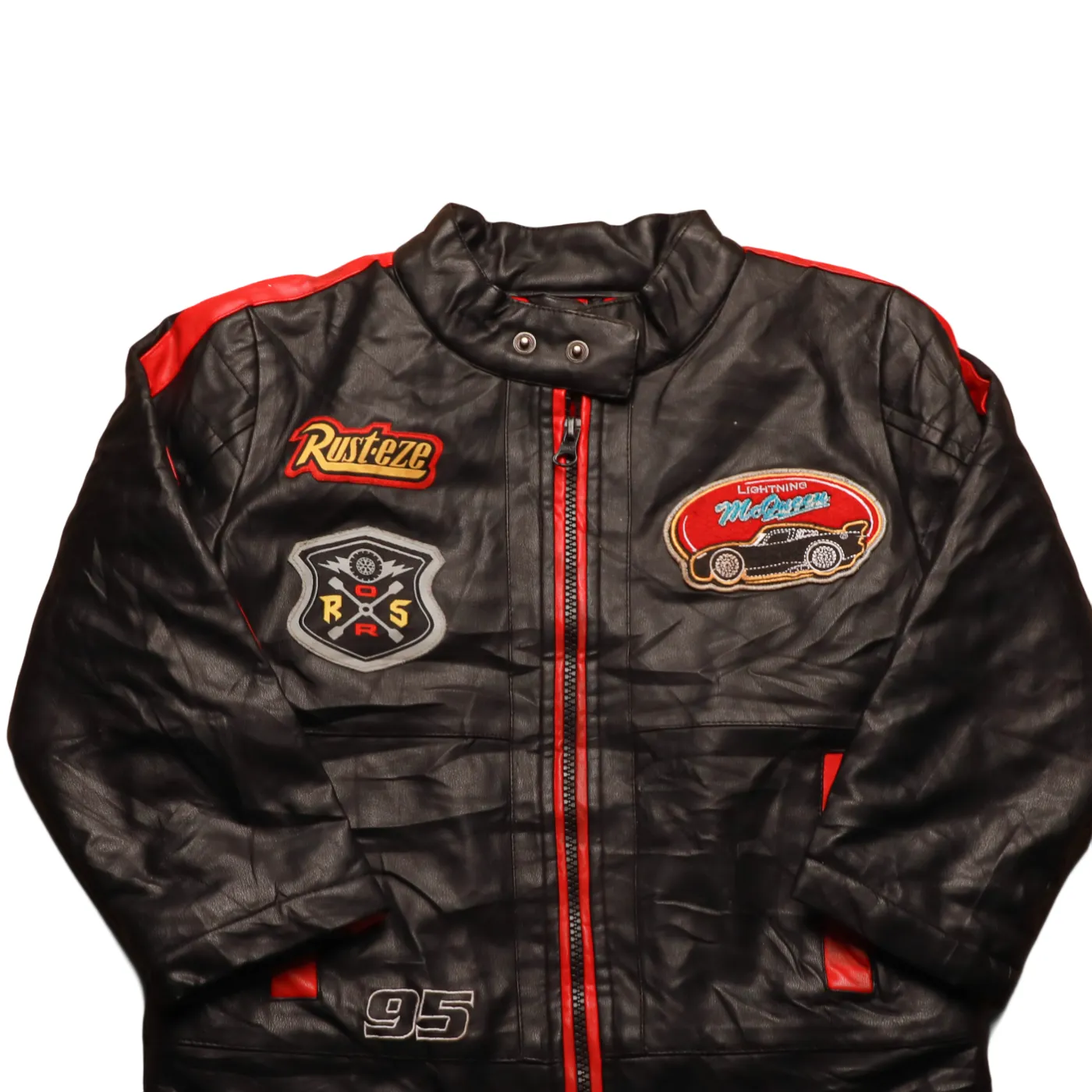 Disney Kids Leather Jacket Black Age 4Y