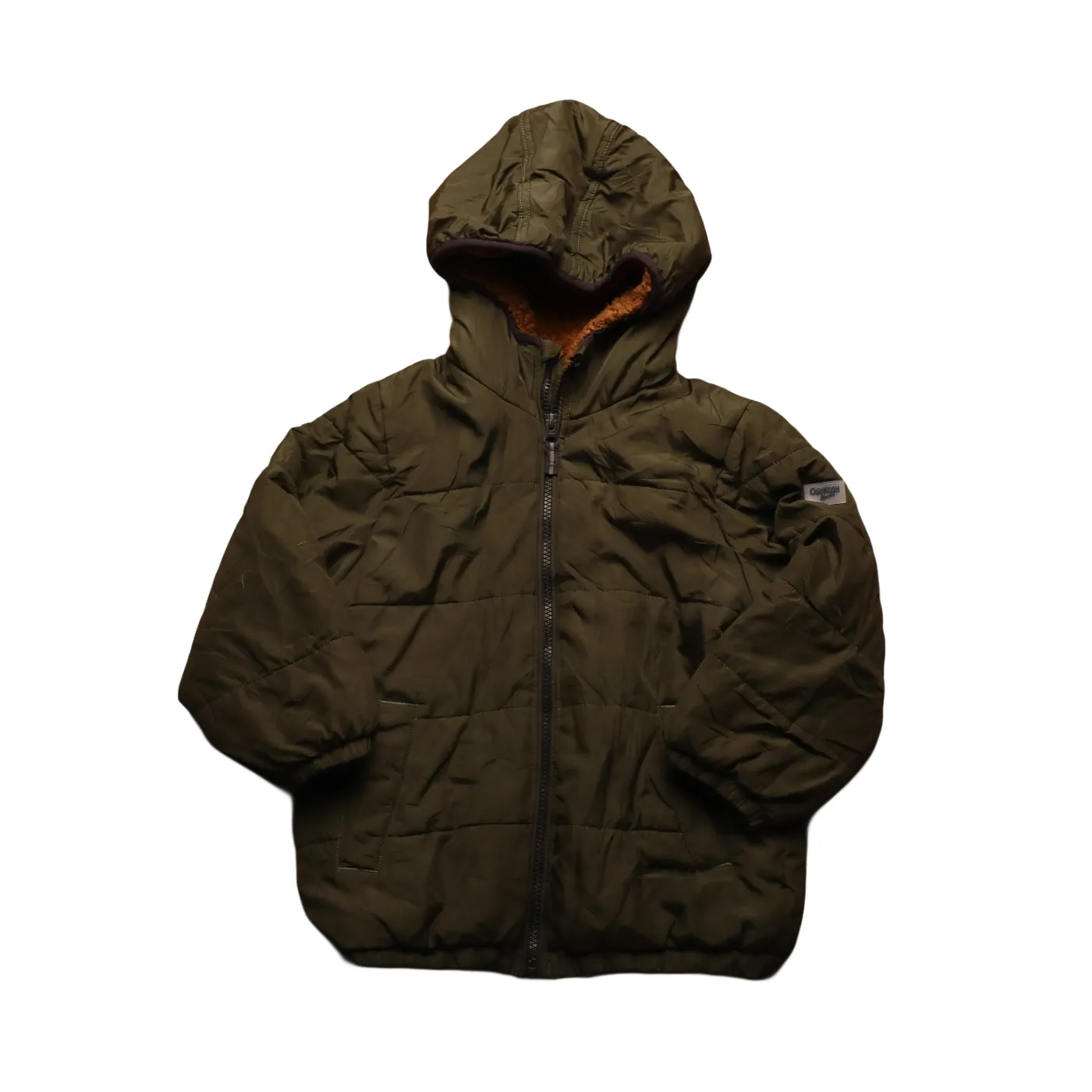 OshKosh Kids Puffer Jacket Green Age 5-6Y