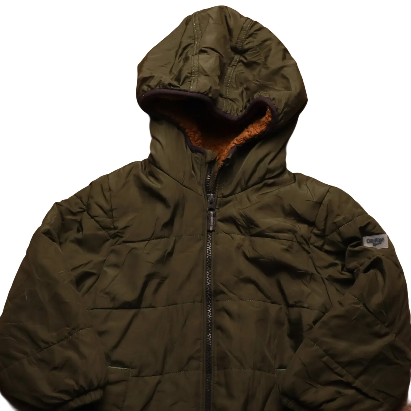 OshKosh Kids Puffer Jacket Green Age 5-6Y