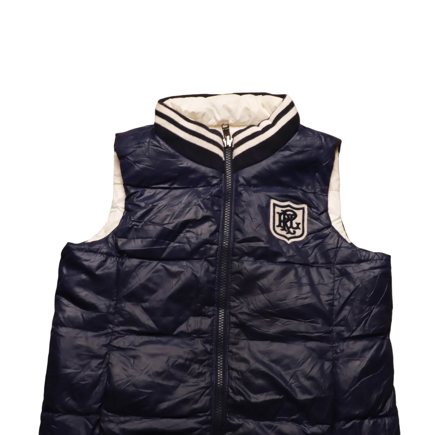 Puma Kids Reversible Vest Jacket Blue Age 5-6Y