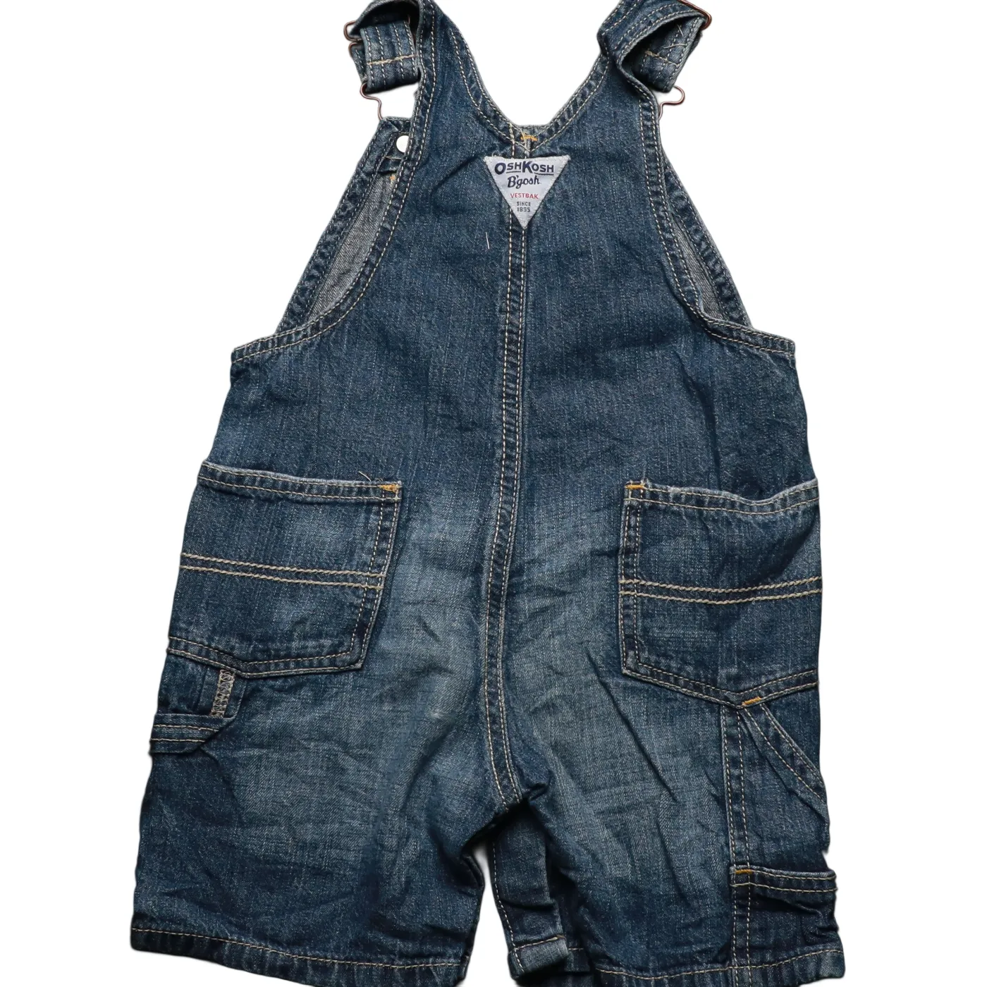 OshKosh Kids Shortall Dungarees Blue Age 24M