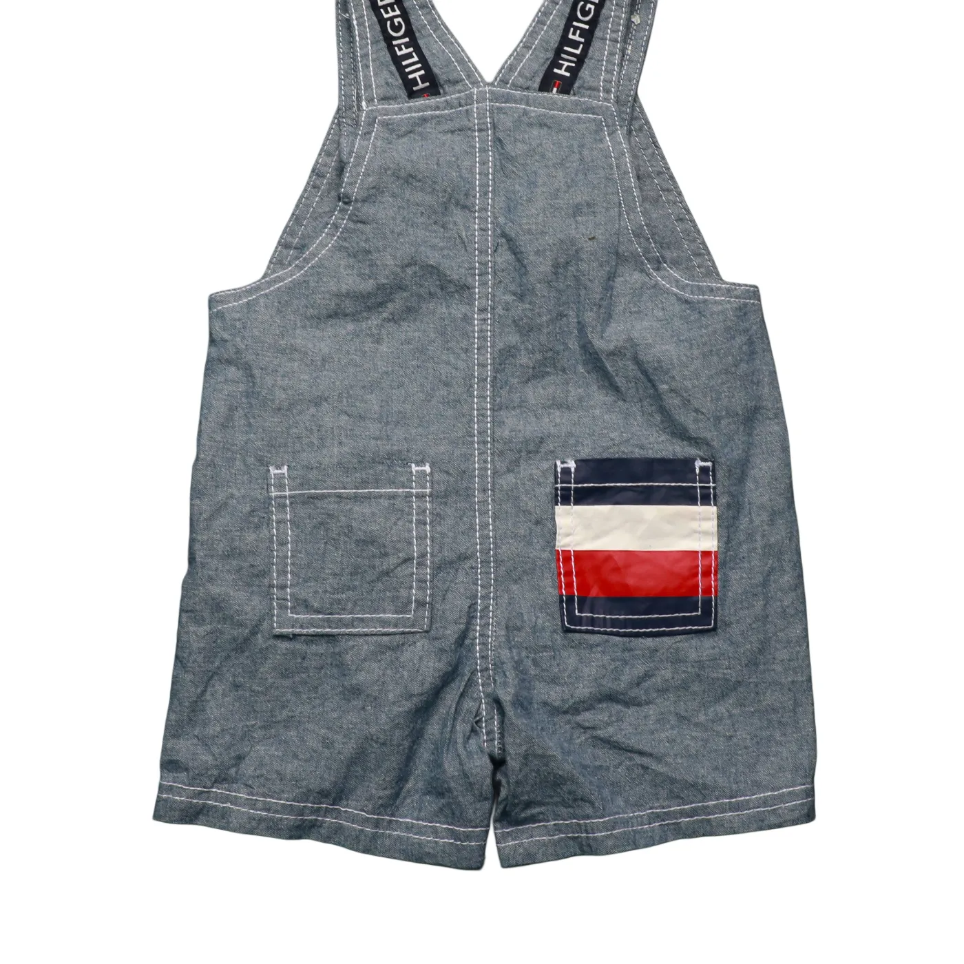 Tommy Hilfiger Kids Shortall Dungarees Blue Age 12M