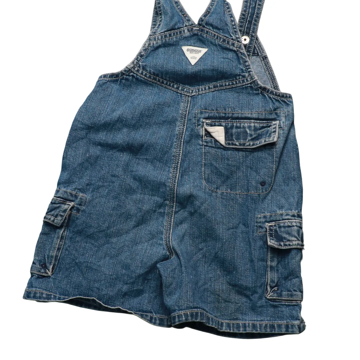 OshKosh Kids Shortall Dungarees Blue Age 18M