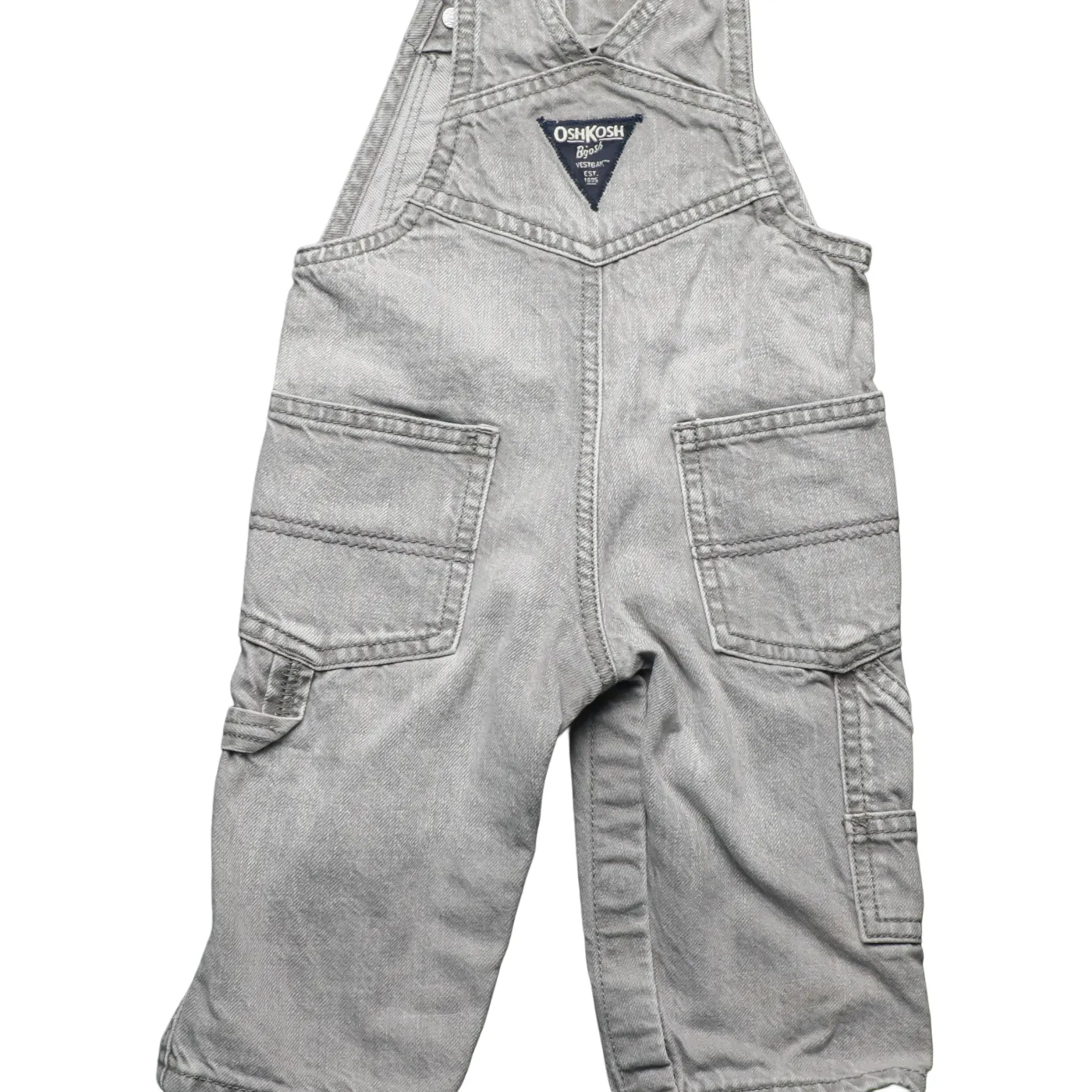 OshKosh Kids Dungarees Grey Age 9M