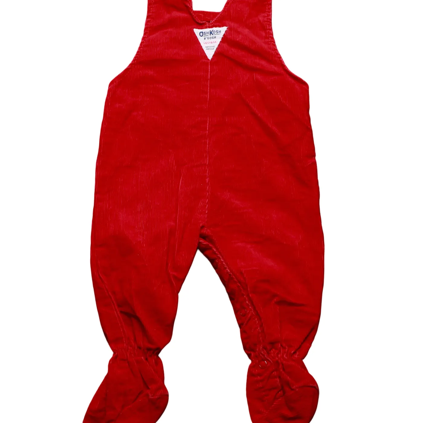 OshKosh Kids Corduroy Bodysuit Dungarees Blue Age 6-9M