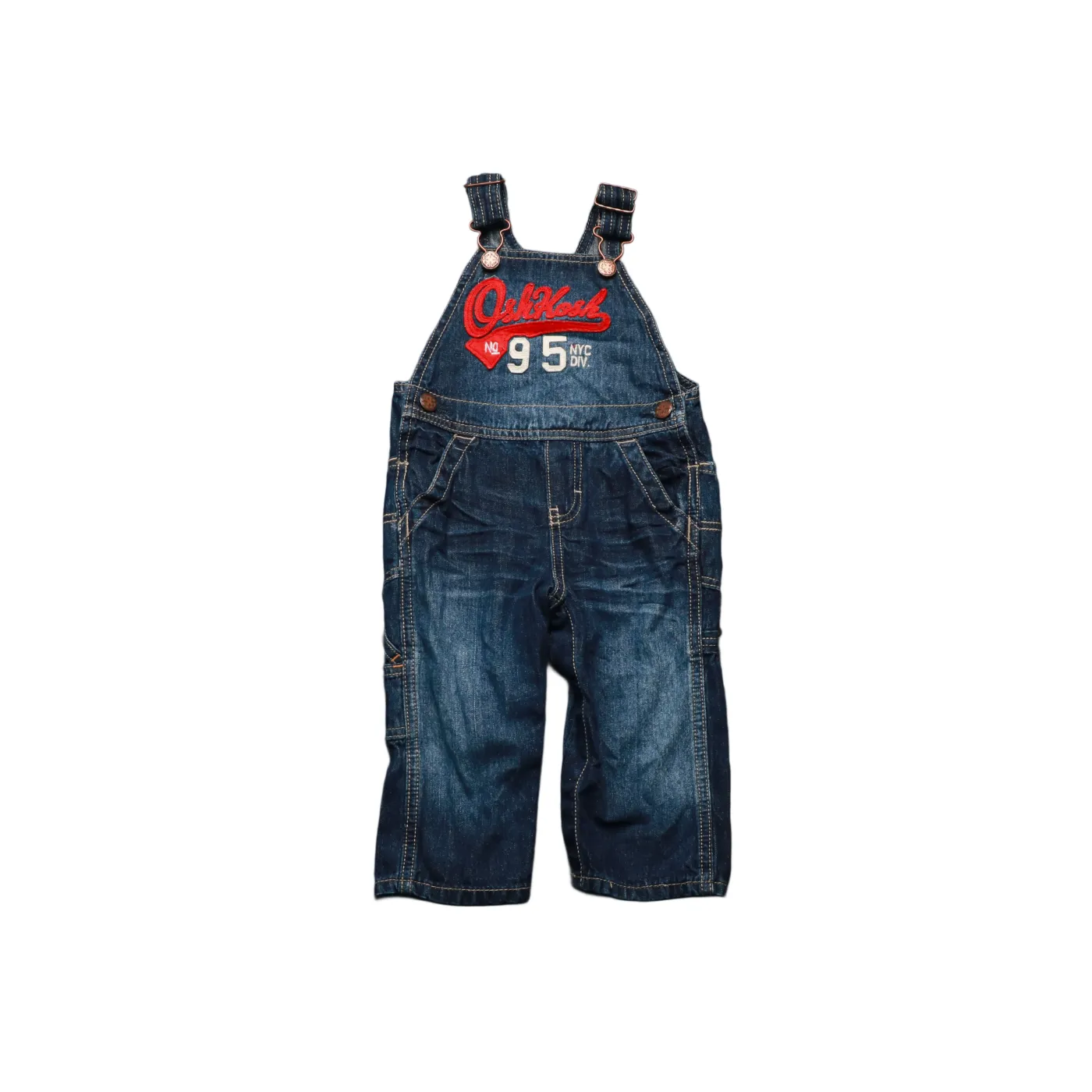 OshKosh Kids Stripe Dungarees Multicolour Age 18M