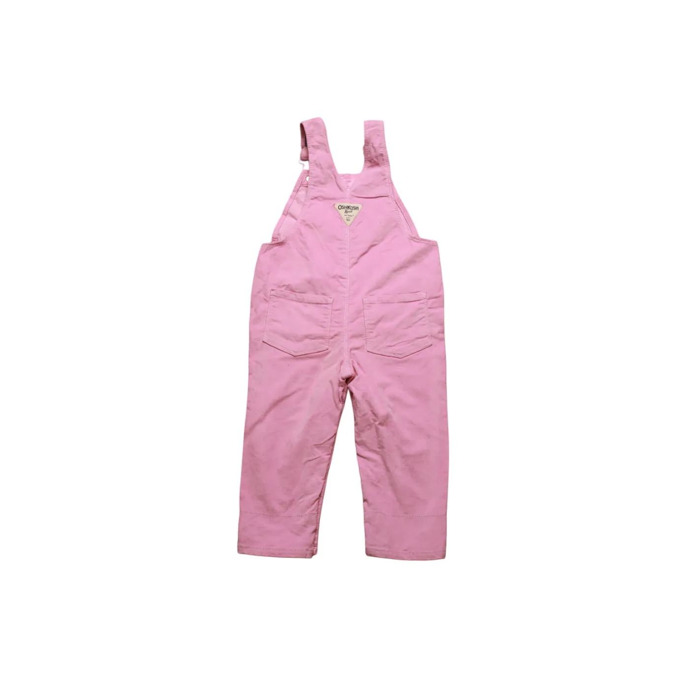 OshKosh Kids Velvet Dungarees Pink Age 18M