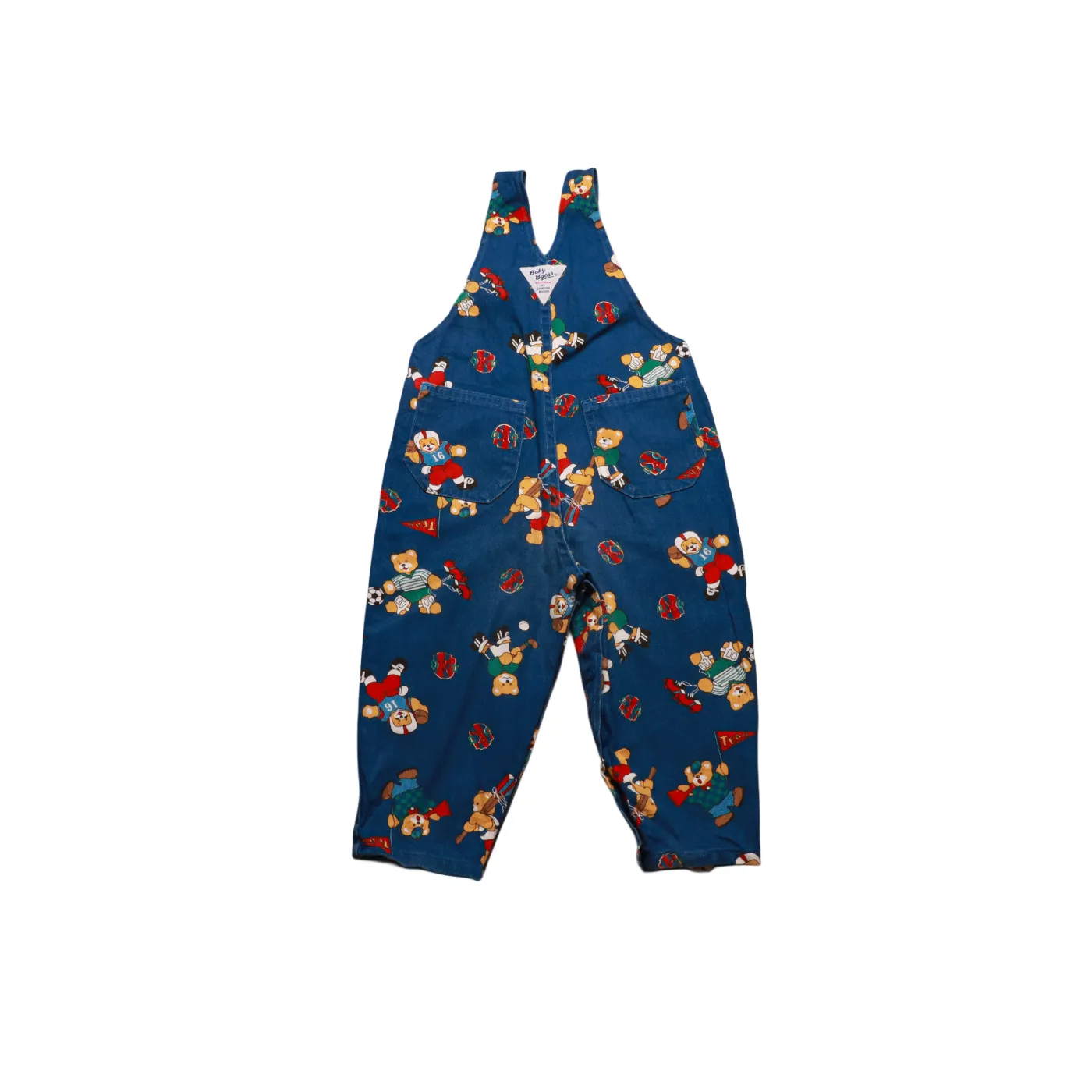 OshKosh Kids Rare Bear Print Dungarees Multi Age 12M