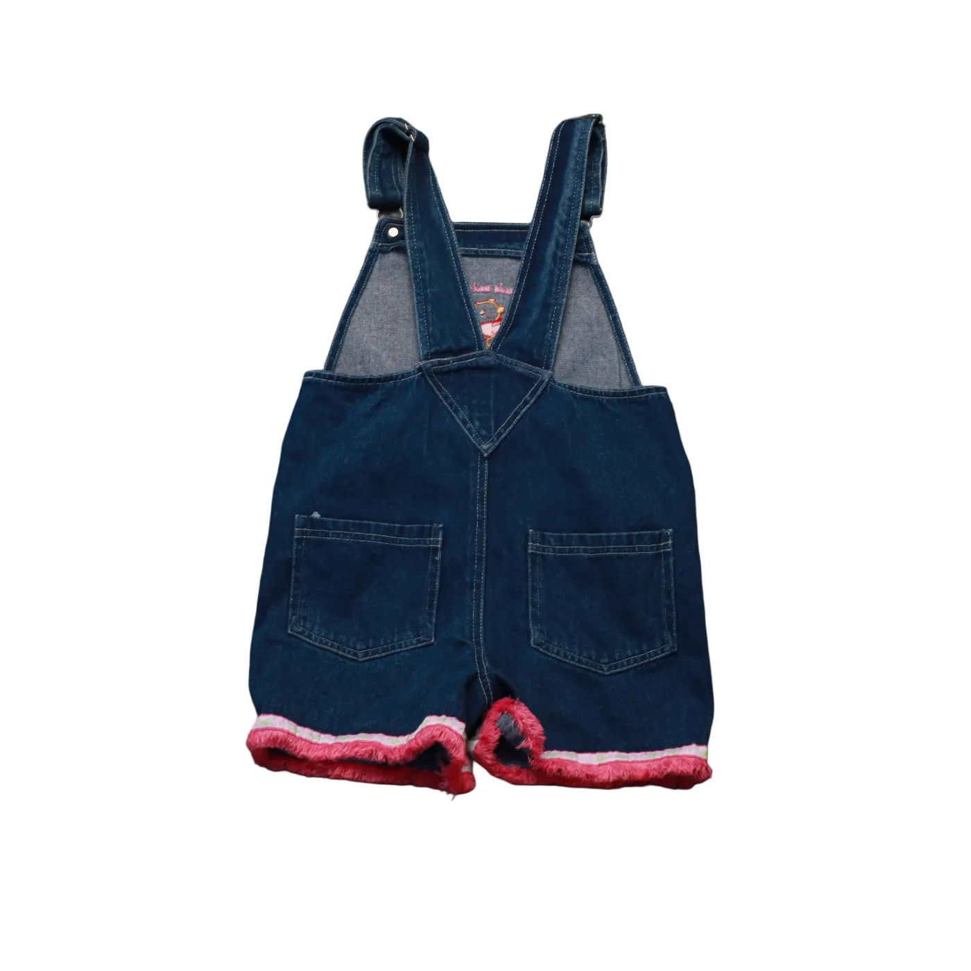 Unbranded Kids Short Dungarees Blue Age 7-8Y