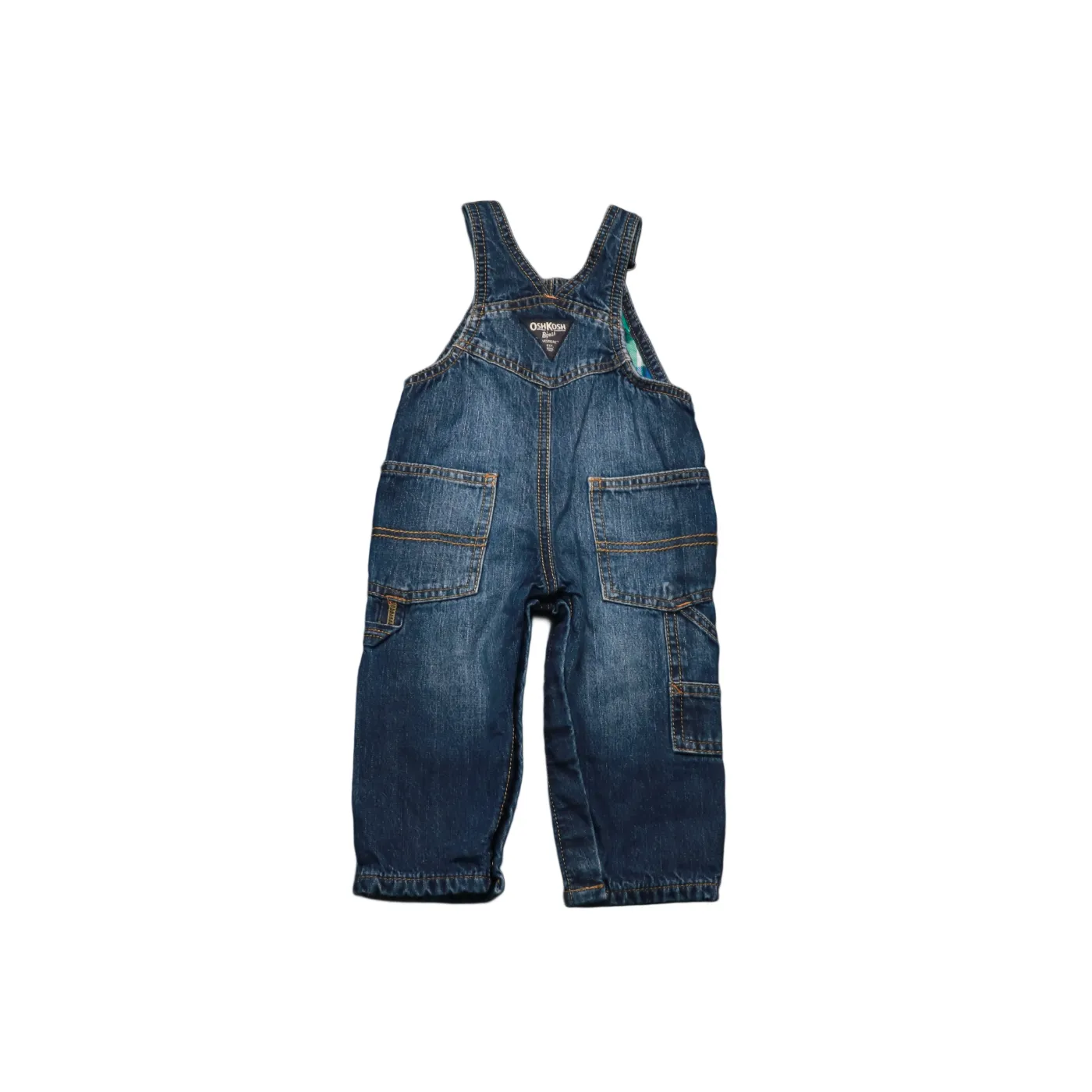 OshKosh Kids Denim Dungarees Blue Age 9M