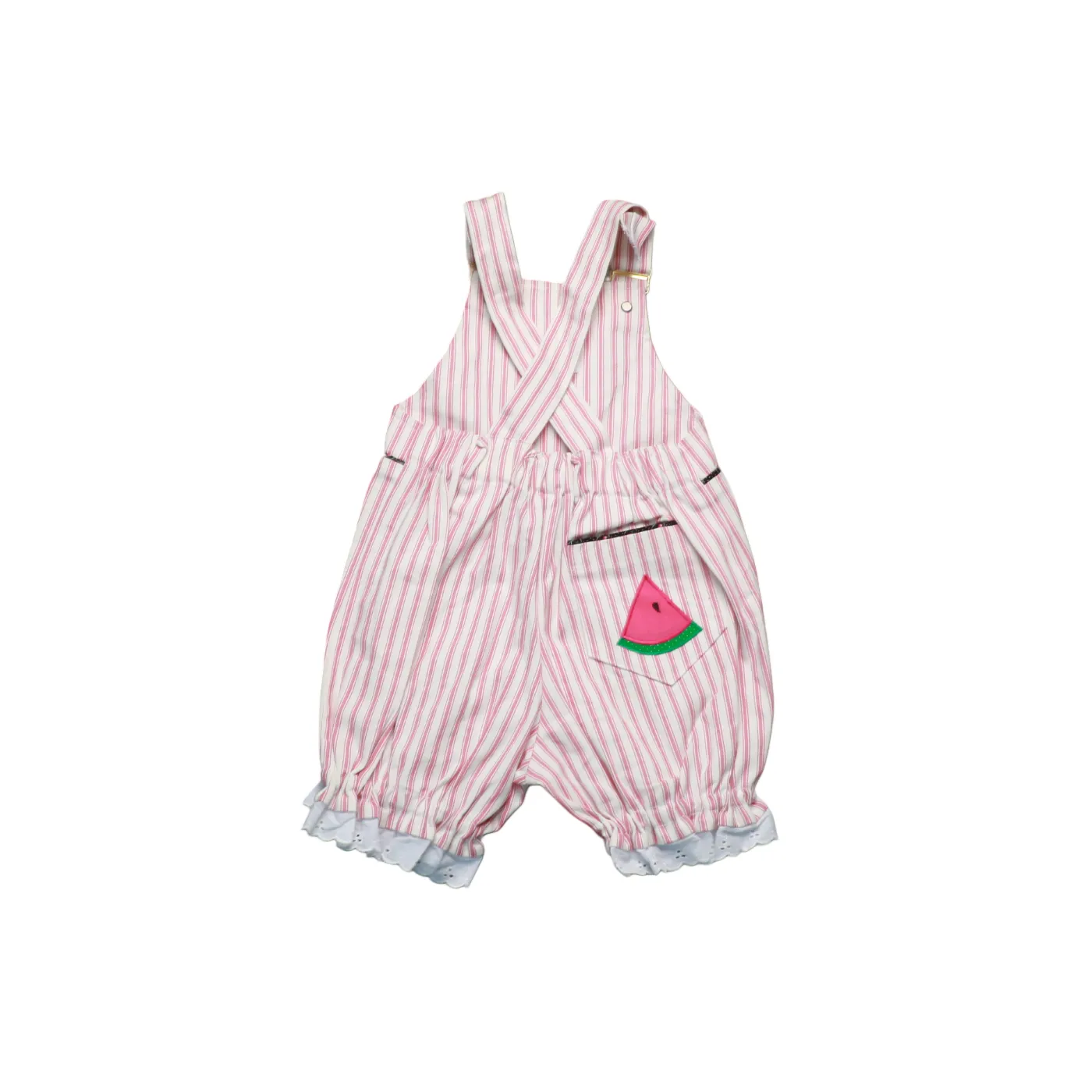 Unbranded Kids Watermelon embroidery Dungarees Multi Age 24M