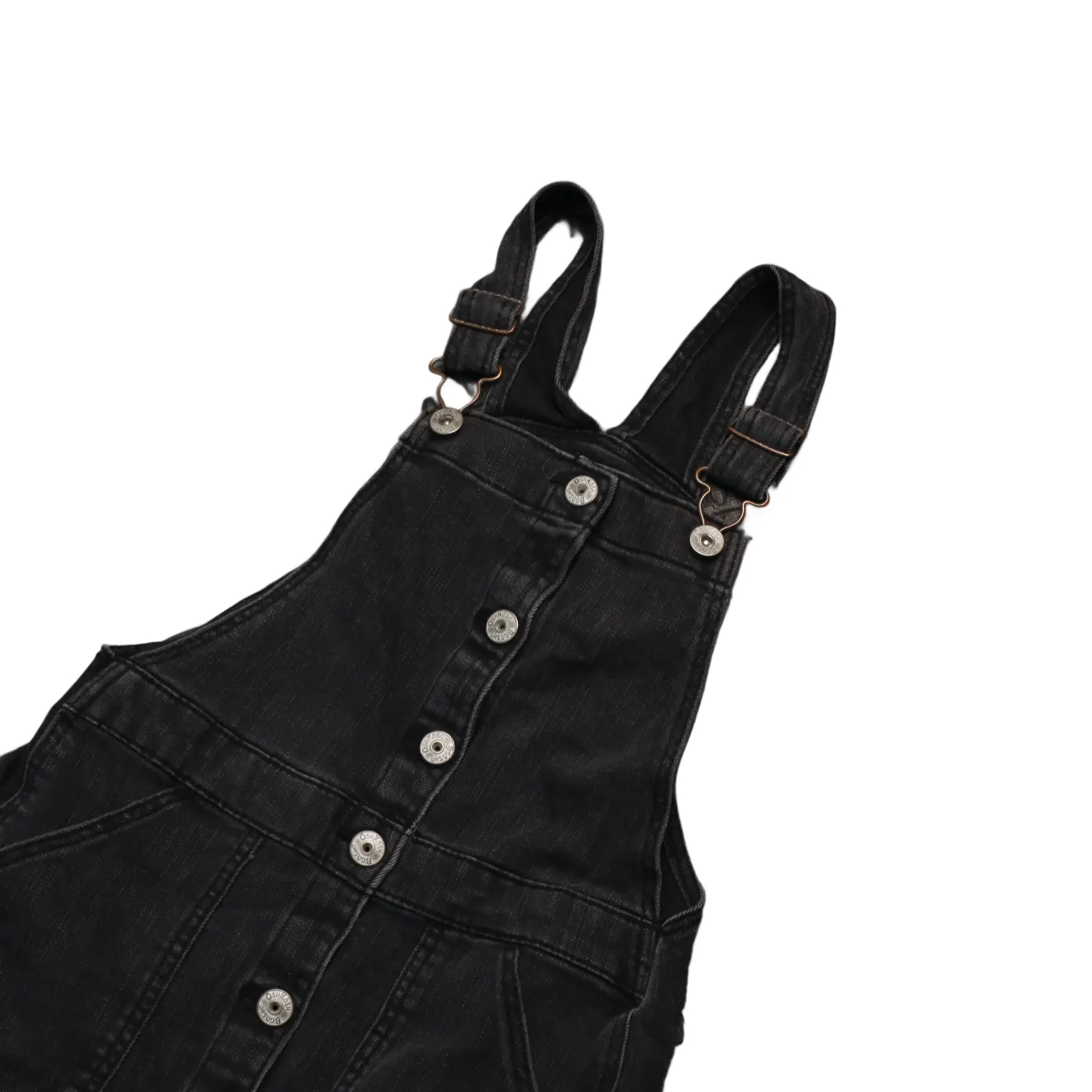 OshKosh Kids Skirt Dungarees Black Age 7Y