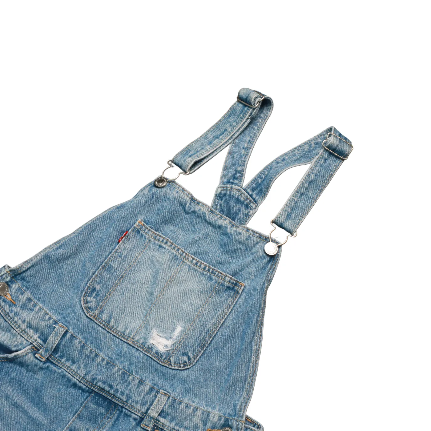 Levi's Kids Denim Shortalls Dungarees Blue Age 14Y