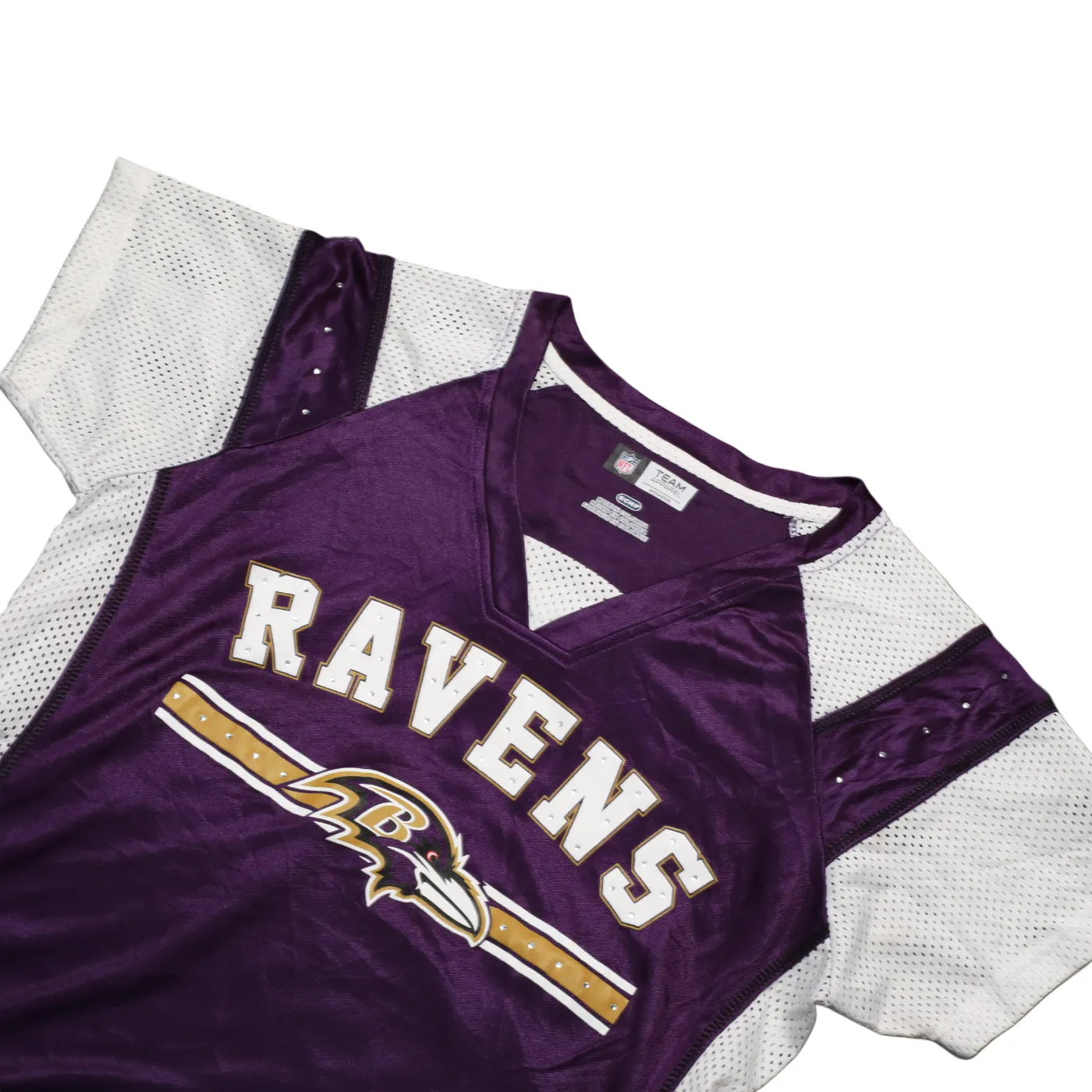 Ravens Kids Girls NFL Jersey Purple Age 10-12Y