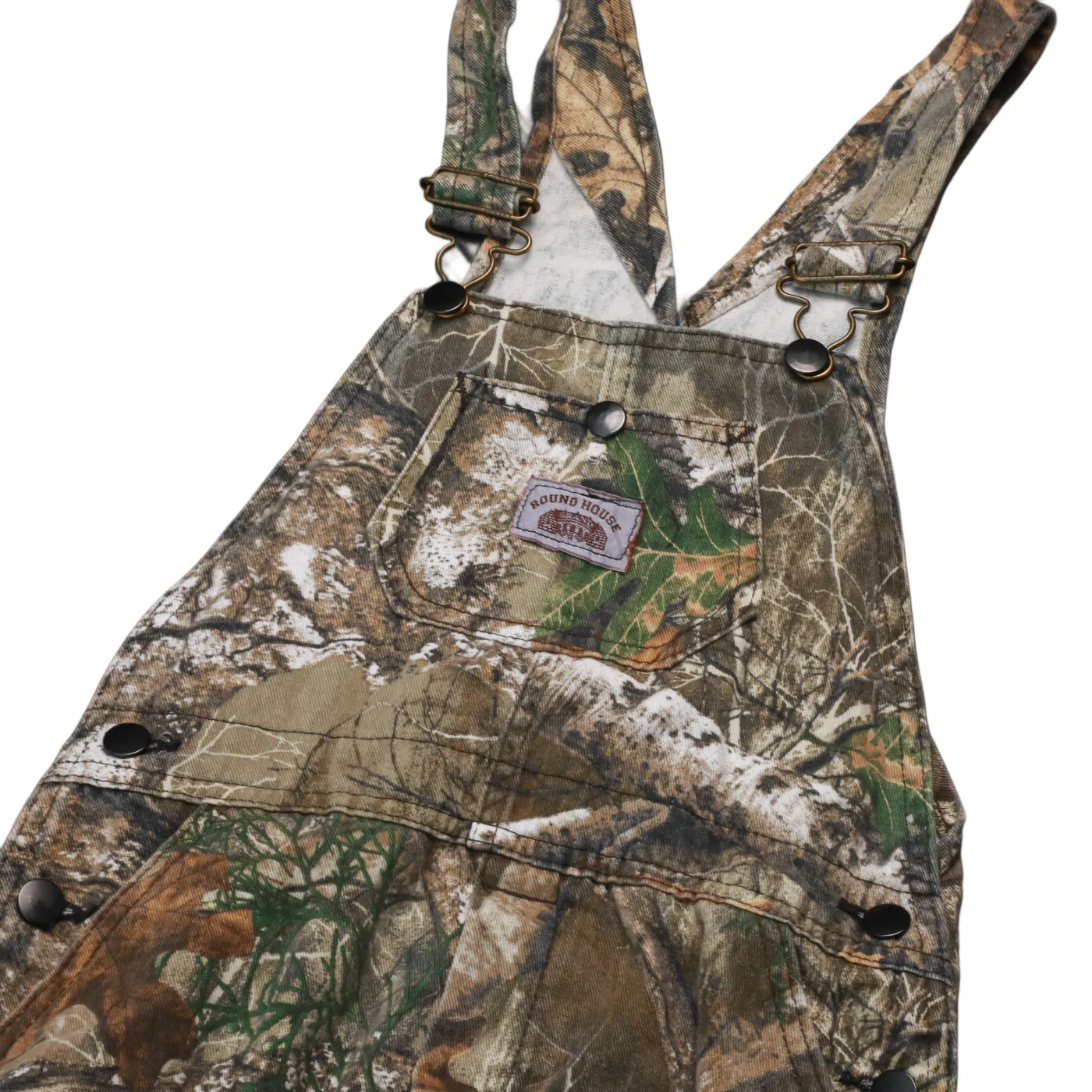 Round House Kids Real Tree print Dungarees Multi Age 10-11Y