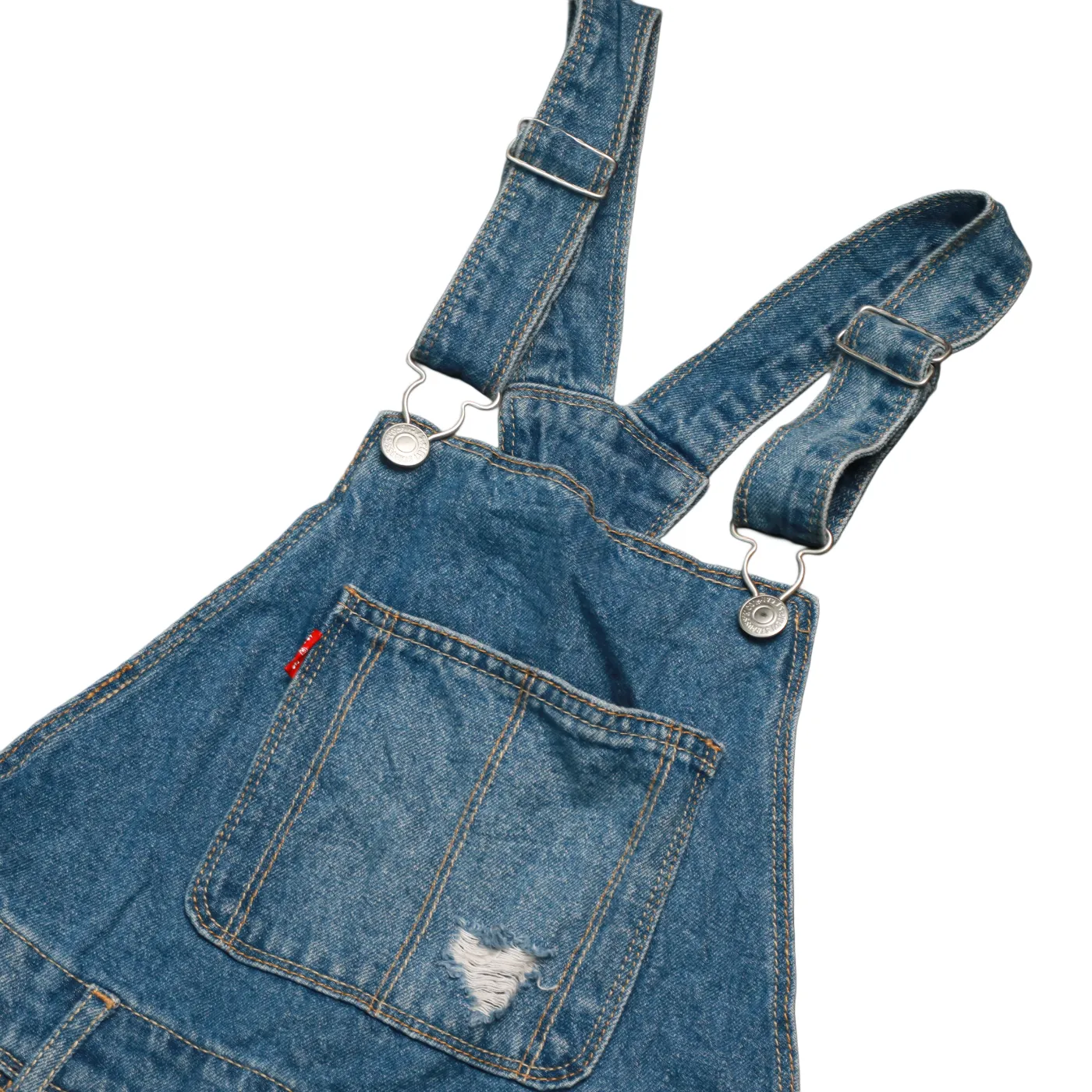 Levi's Kids Shortalls Dungarees Blue Age 9-10Y
