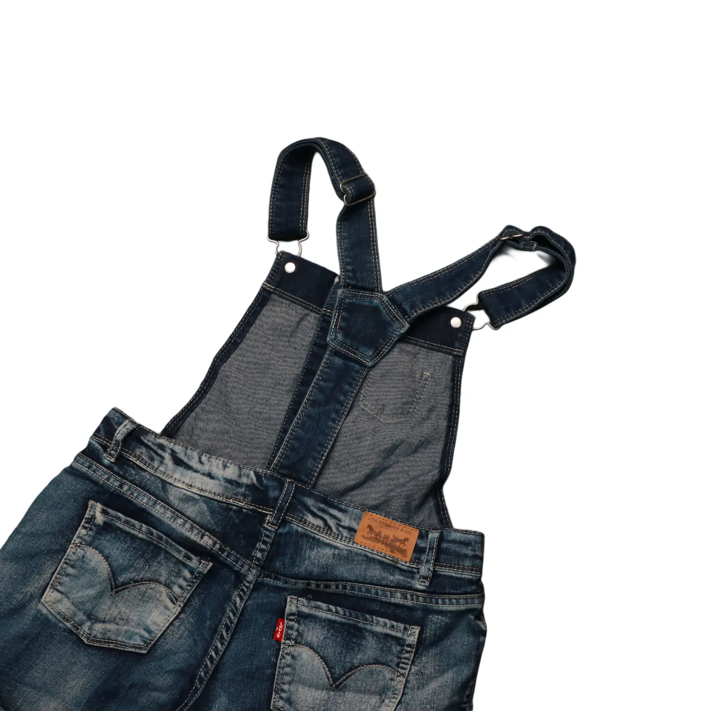 Levi's Kids Shortalls Dungarees Blue Age 11-12Y