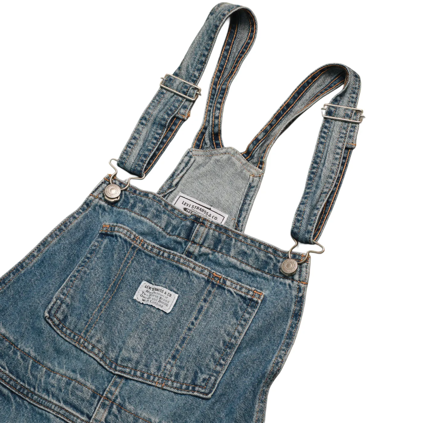 Levi's Kids Shortalls Dungarees Blue Age 16Y