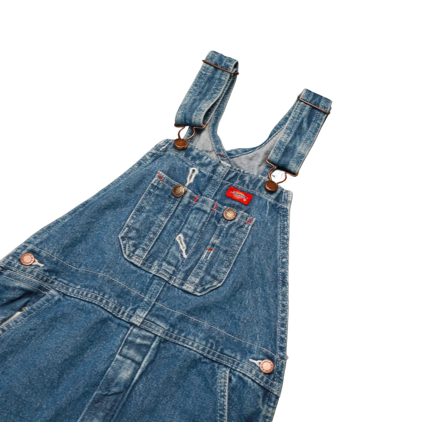Dickies Kids Dungarees Blue Age 6Y