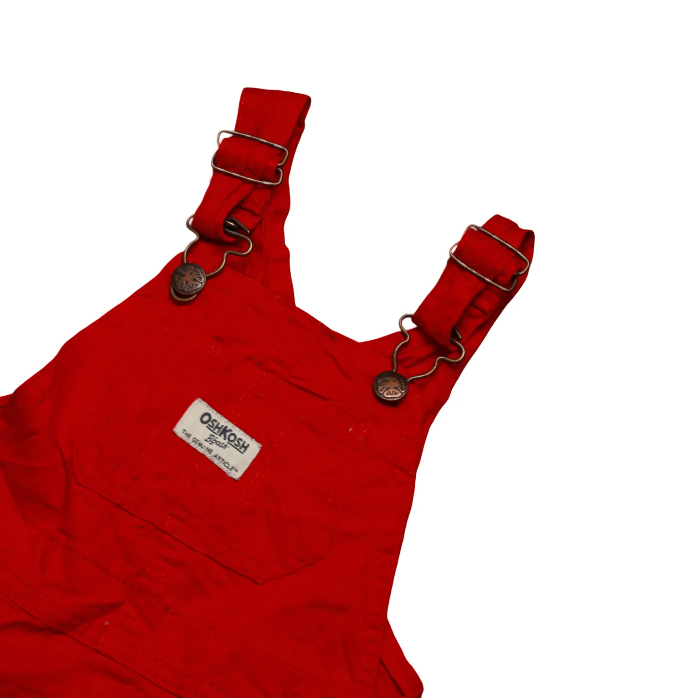 OshKosh Kids Shortalls Dungarees Red Age 2Y