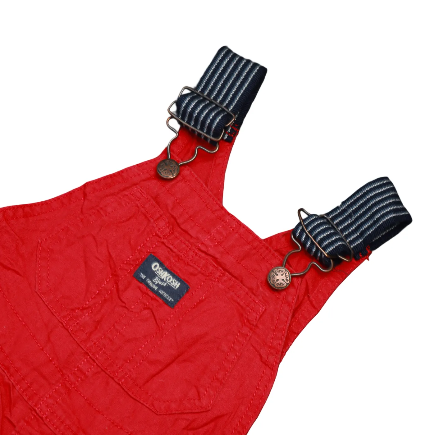OshKosh Kids Shortalls Dungarees Red Age 2T