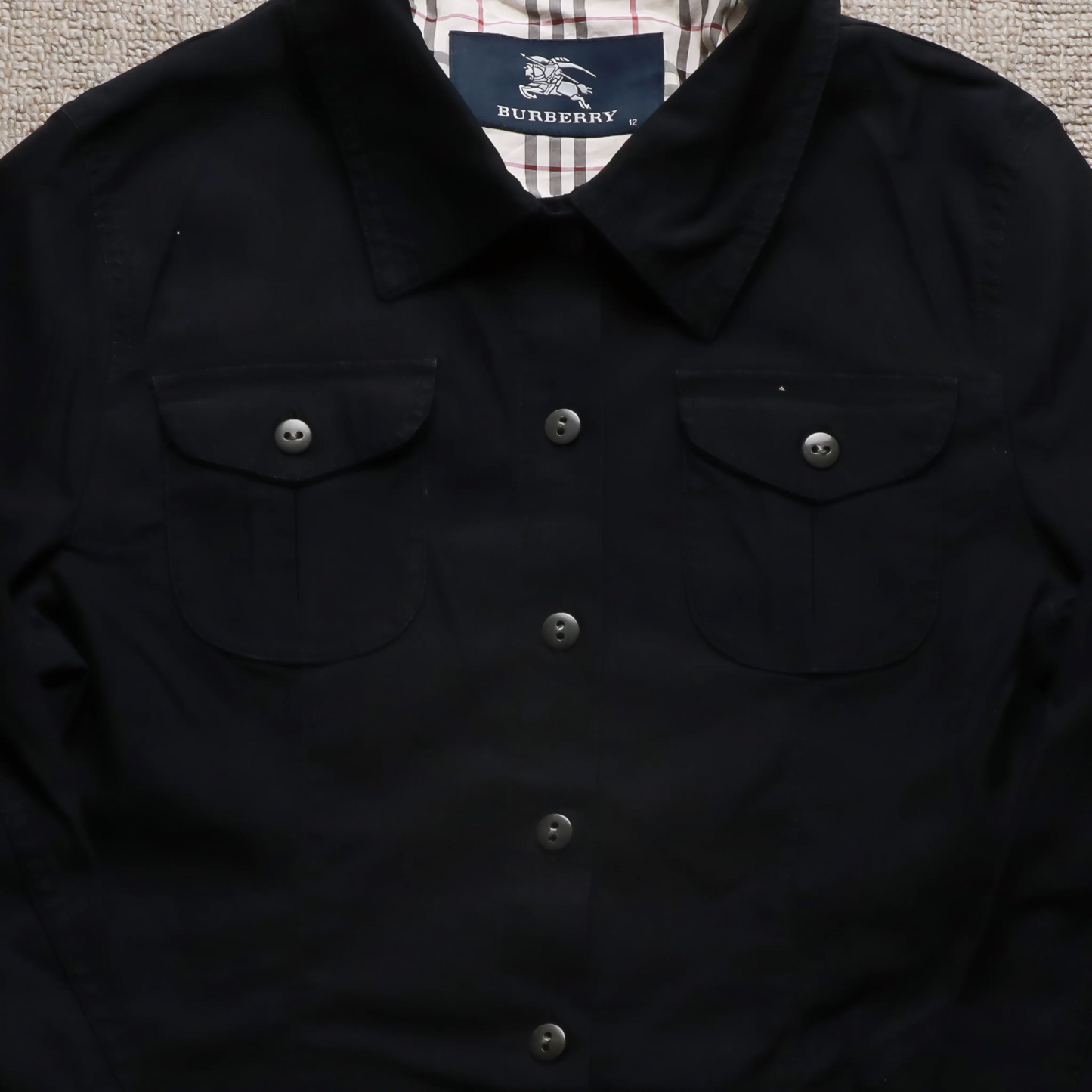 Burberry Kids Jacket Black Age 7-8Y