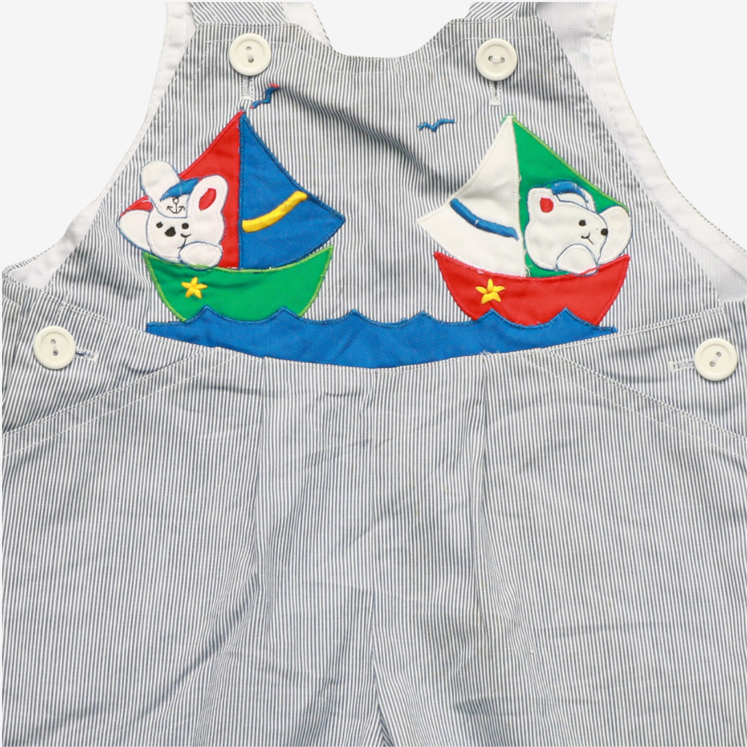 Unbranded Kids Dungaree Multi Age 3-6M
