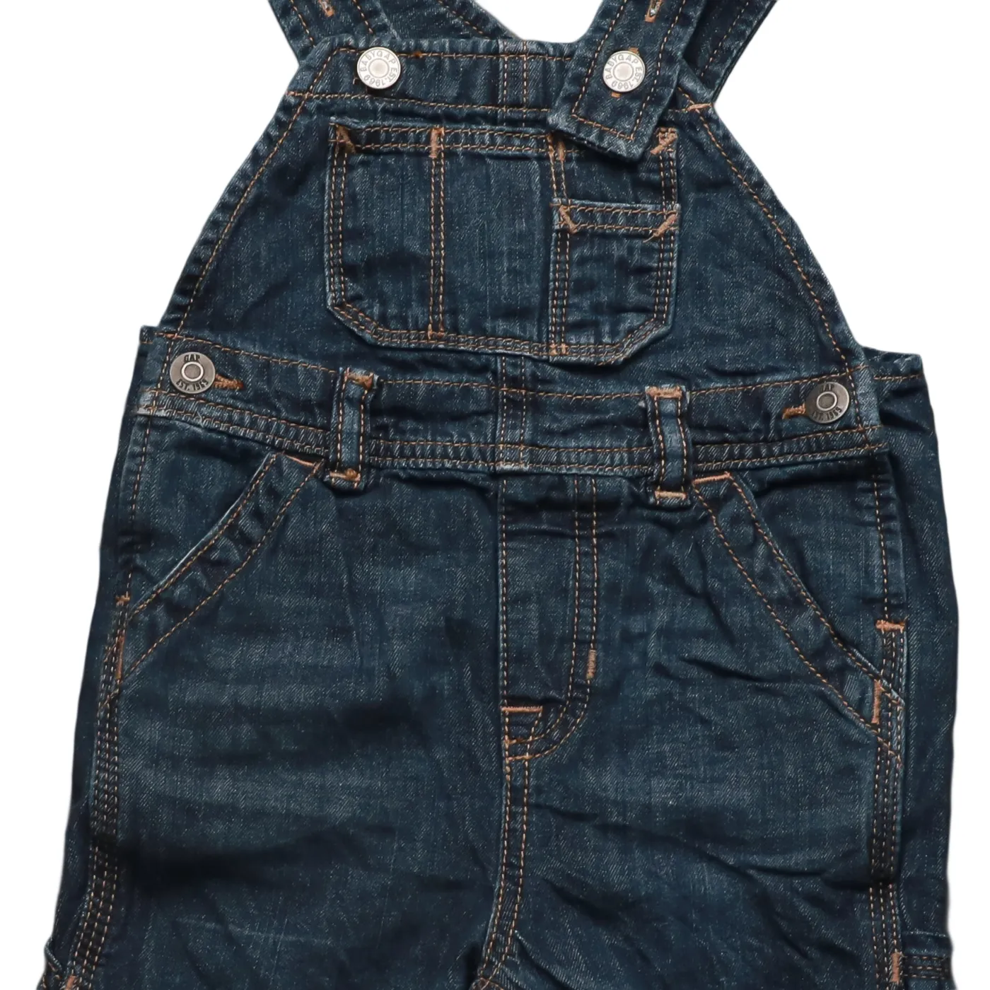 GAP Denim Kids Dungaree Blue Age 6-12M