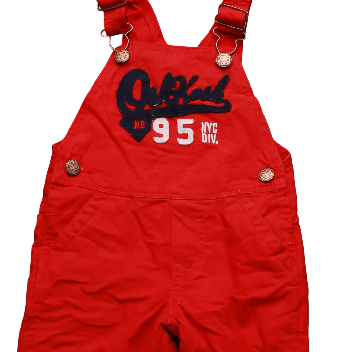OshKosh Kids Dungaree Red Age 12M