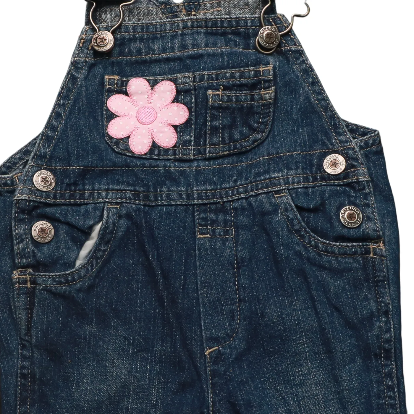 Arizona Kids Dungaree Blue Age 0-3M