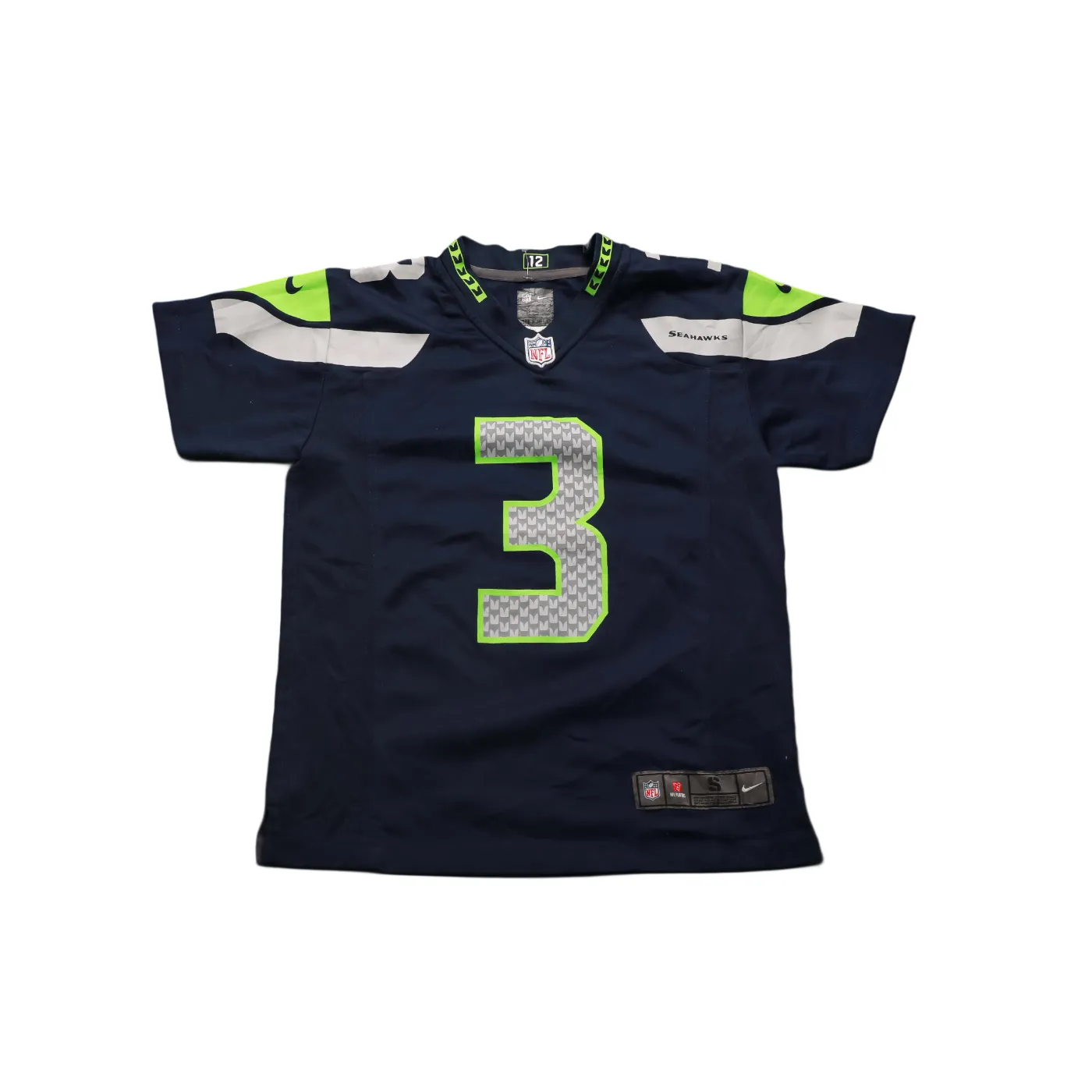 Seattle Seahawk Kids NFL Jersey Blue Age 8Y