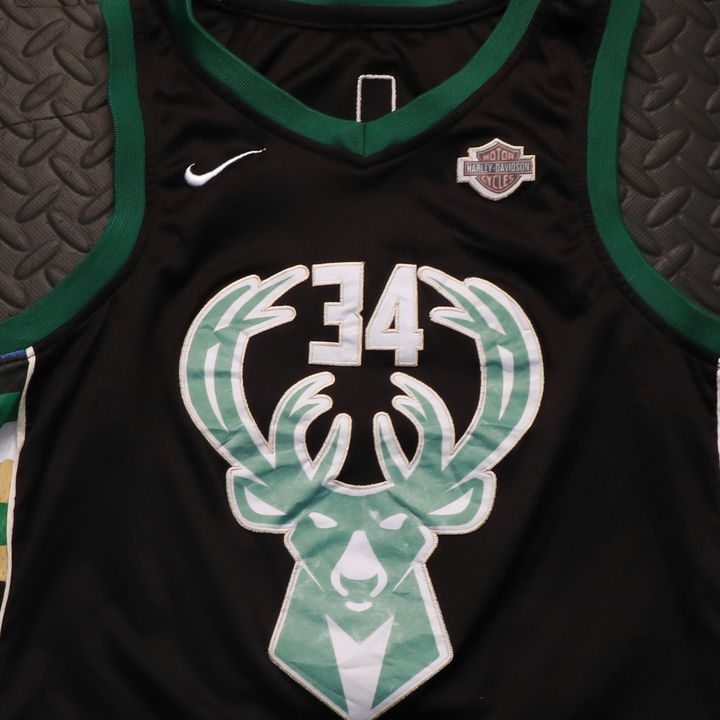 Harley Davidsons Kids NBA Jersey Black Age 8Y