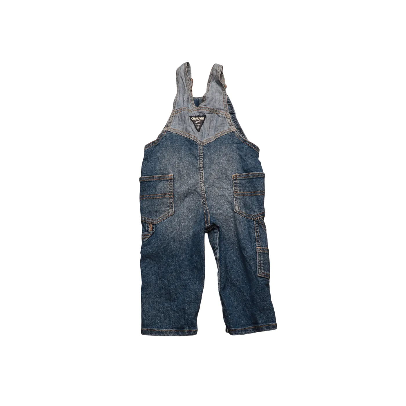 OshKosh Kids Denim Dungarees Blue Age 12M