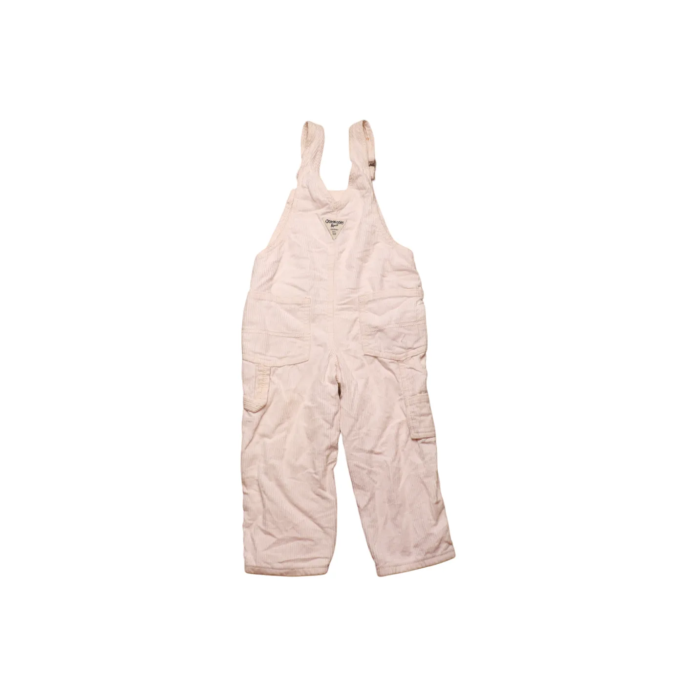 OshKosh Kids Corduroy Dungarees Cream Age 2T