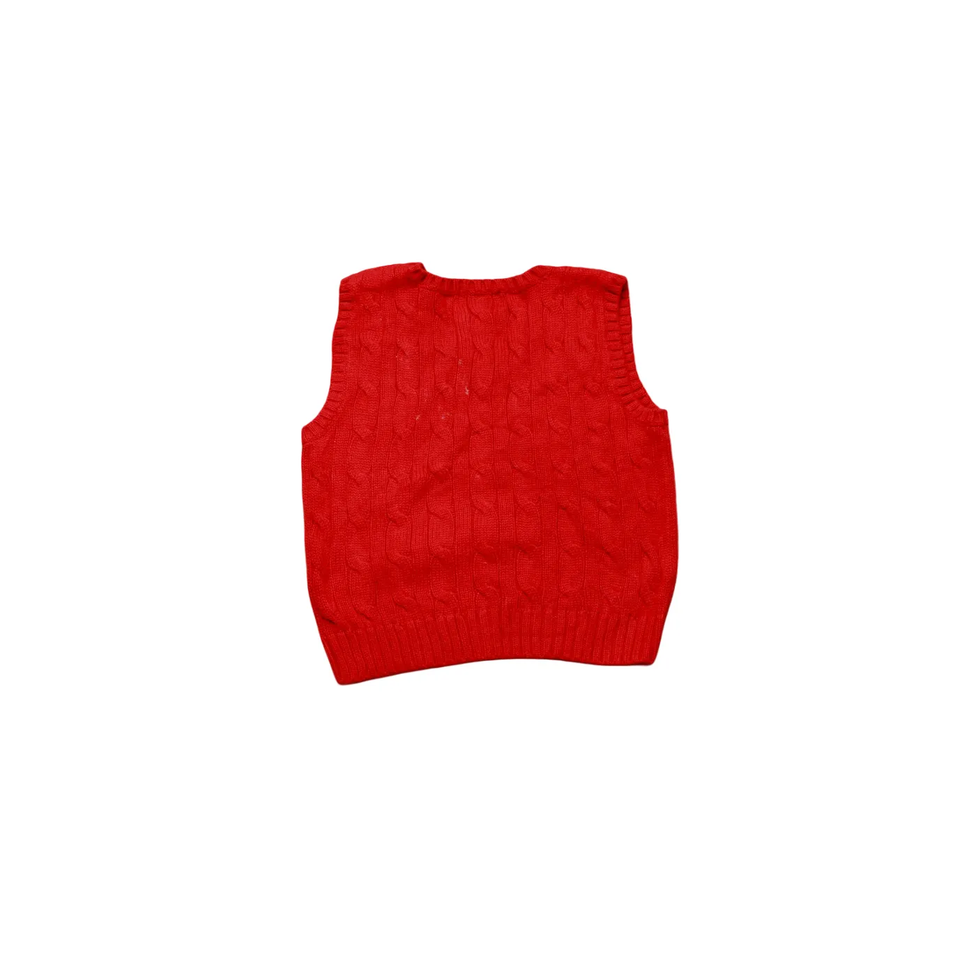 Ralph Lauren Kids Vest Jumper Red Age 24M