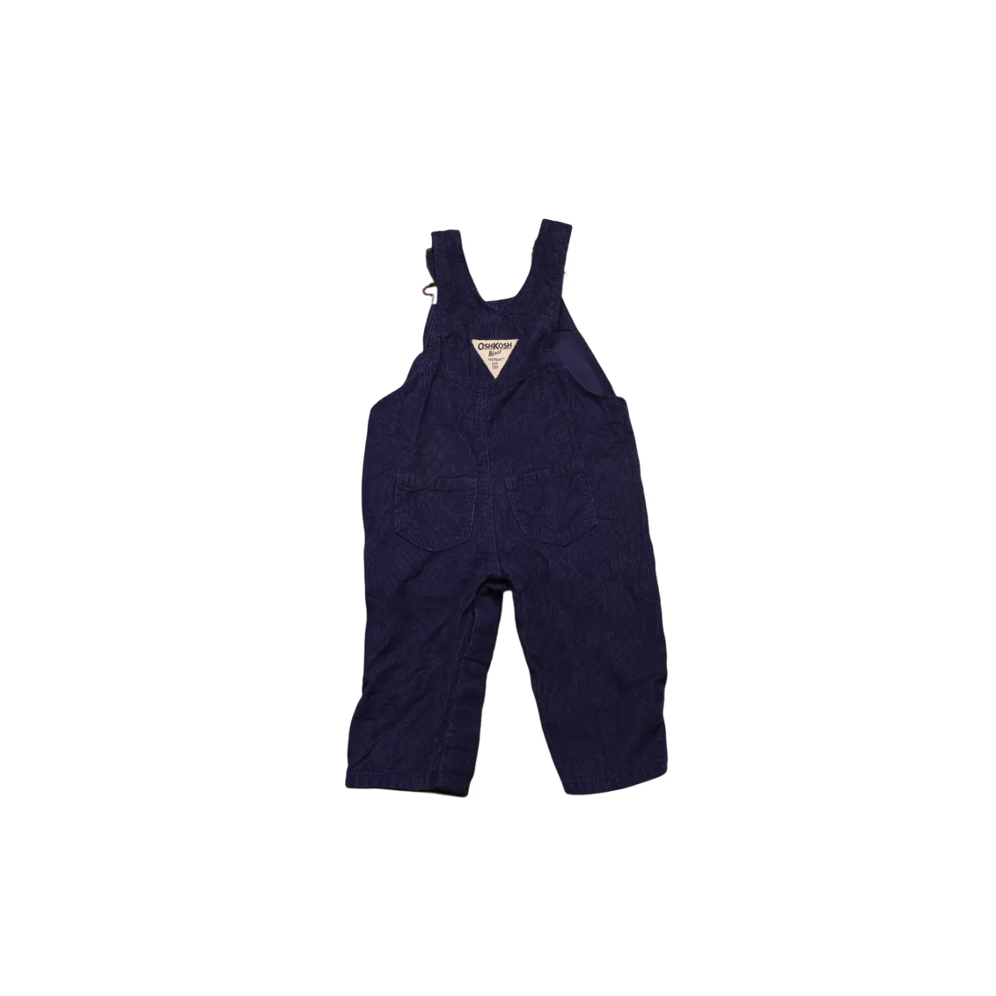 OshKosh Kids Girls Checkered Line Dungarees Purple Age 6M