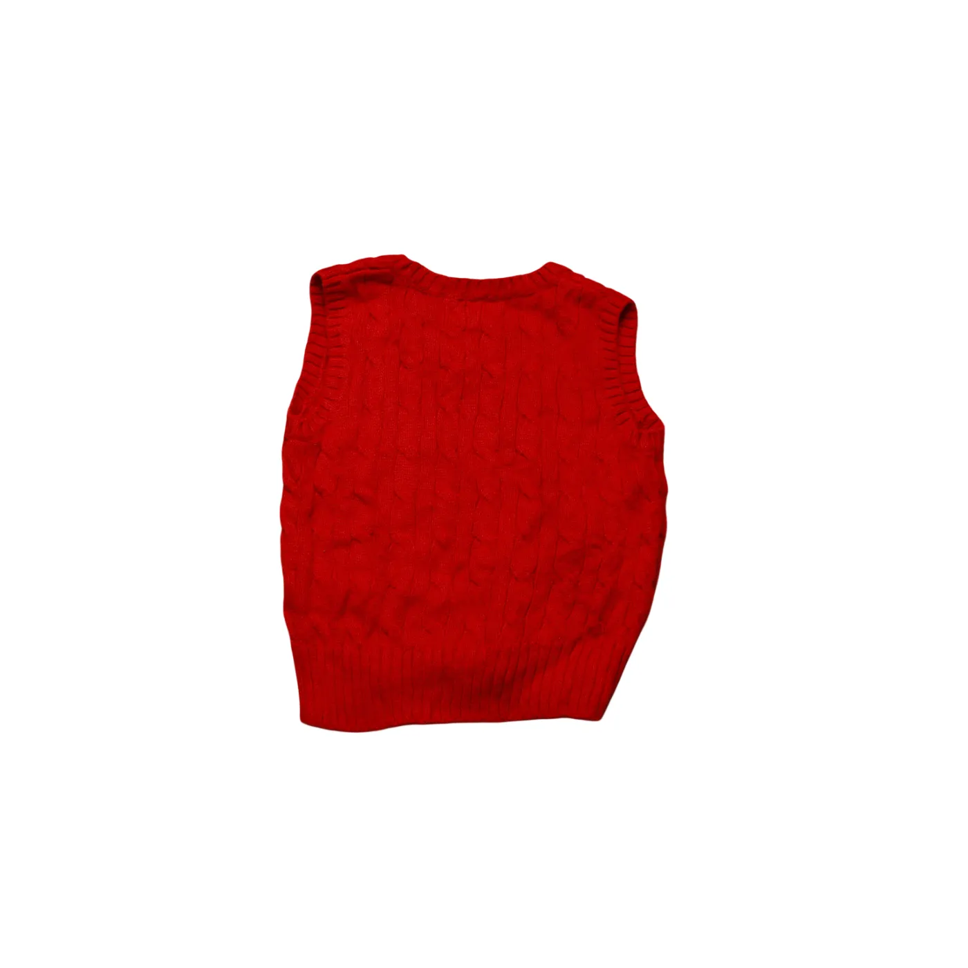 Ralph Lauren Kids Vest Jumper Red Age 3Y