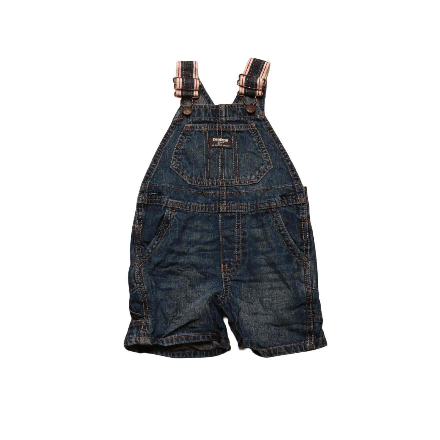 OshKosh Kids Denim Shortalls Dungarees Blue Age 2T