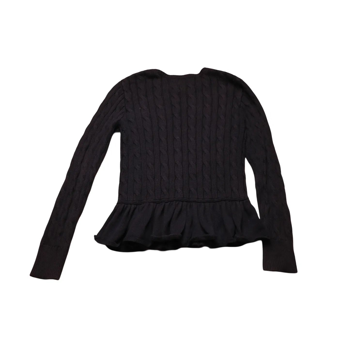 Ralph Lauren Kids Girls Knitwear Jumper Blue Age 7-8Y