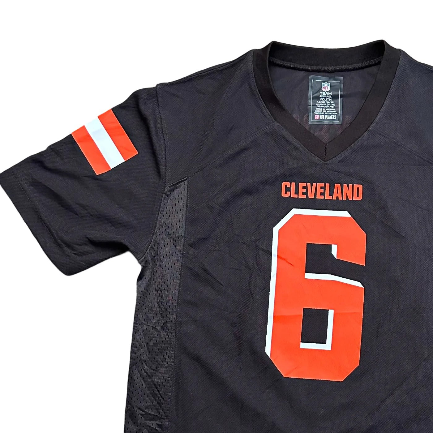 NFL Team Apparel Kids Cleveland Browns #6 – NFL (Baker Mayfield) Jersey Brown Age 14-16Y
