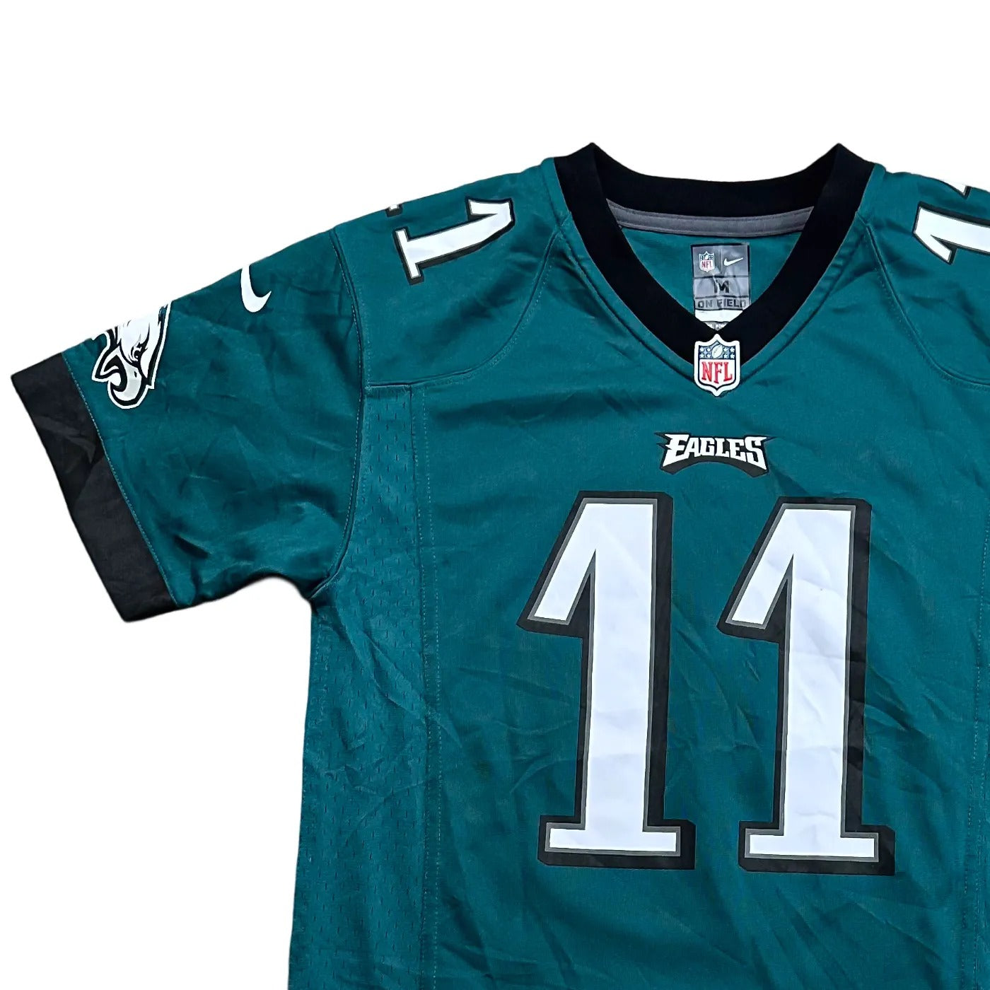 Nike Kids Philadelphia Eagles #11 – NFL (Carson Wentz) Jersey Green Age 10-12Y