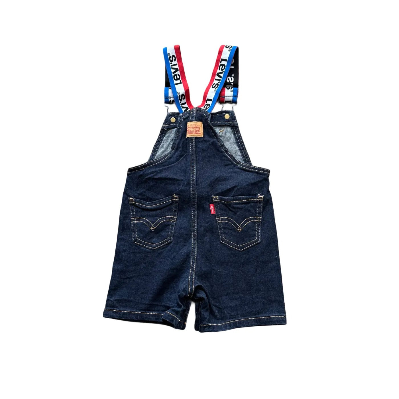Levi’s Kids Denim Shortall Dungarees Blue Age 12-18M