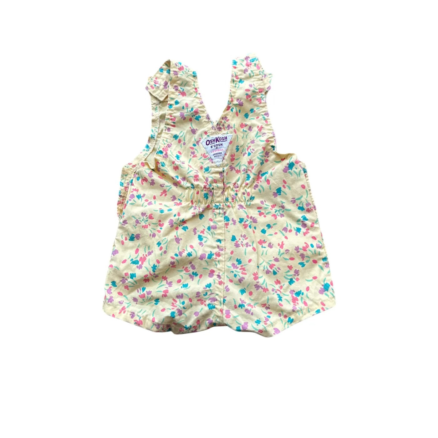 Oshkosh Kids Girls Floral Shortall Dungarees Multicolour Age 3-6M