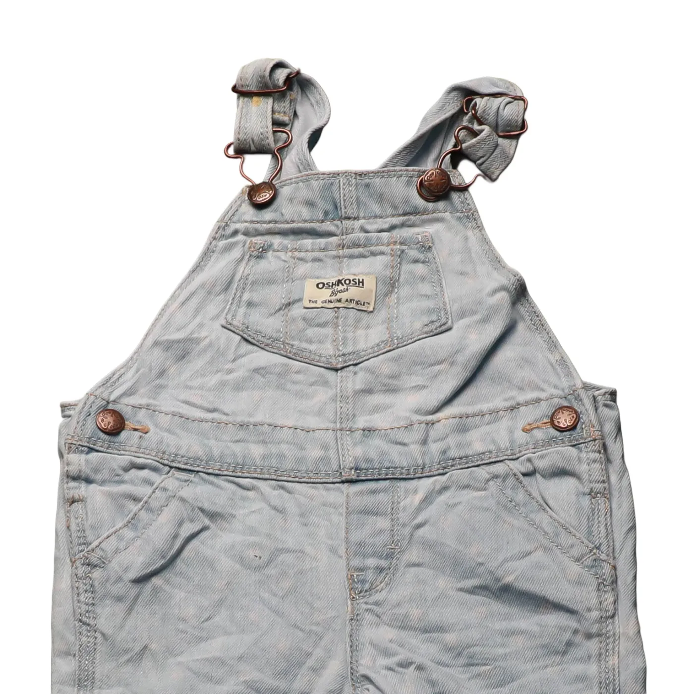 OshKosh Kids Polka Dot Dungarees Blue Age 18M