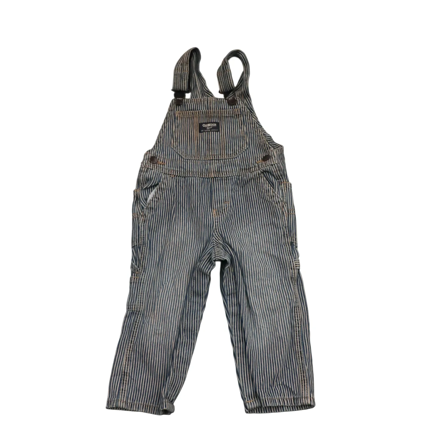 OshKosh Kids Stripe Dungarees Multicolour Age 18M