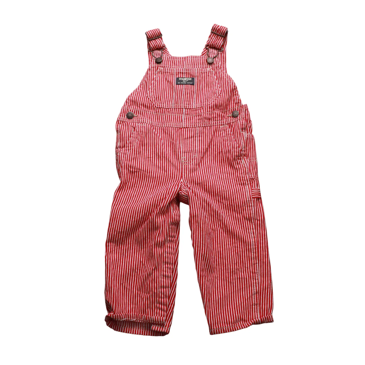 OshKosh Kids Stripe Dungarees Multicolour Age 18M